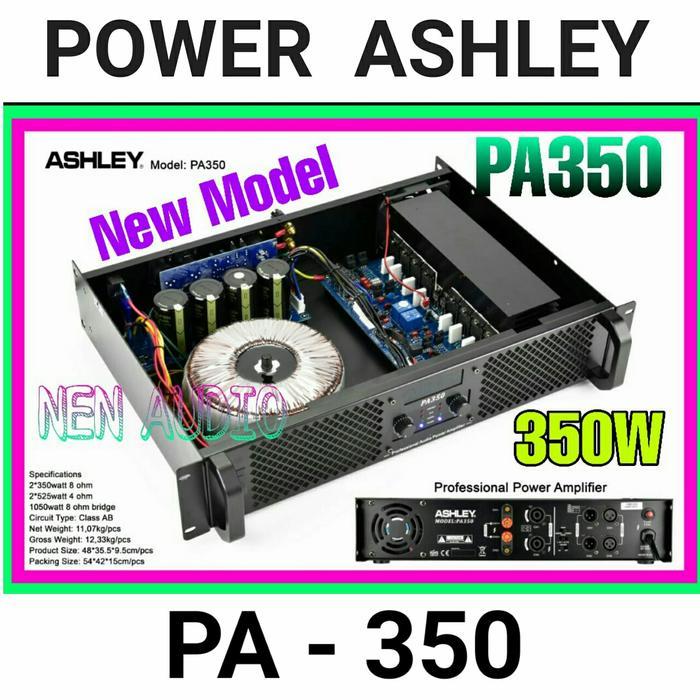 Power Ampli Ashley PA350 Original 2x 350W Ashley 2 chanel