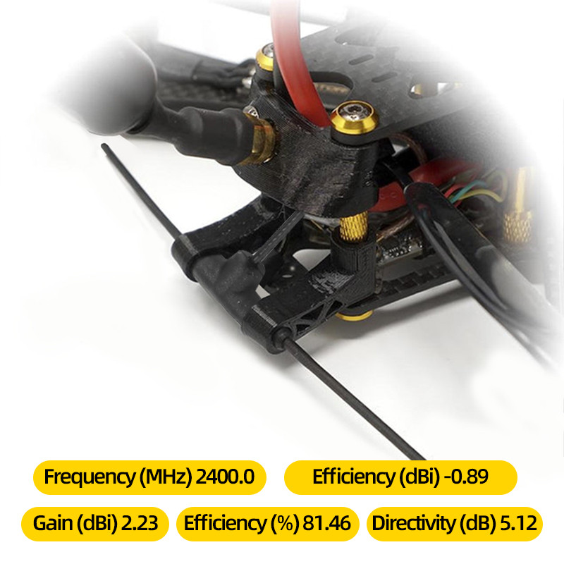 2/5/10PCS HAPPYMODEL 2.4G T ANTENNA OMNIDIRECTIONAL IPEX/IPX/U.FL 40MM/90MM FOR FPV RC EP1 EP2 ELRS