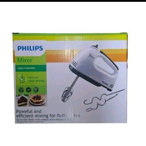 PHILIPS MIXER MINI 7 SPEED MOTOR GANAS DAILY COLLECTION HAND POWERFULL PENGOCOK ADONAN TERBAIK UNTUK