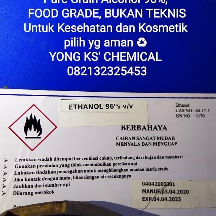 ETHANOL ETHYL ALCOHOL, PURE KO GRAIN ALCOHOL 96%, FOOD GRADE