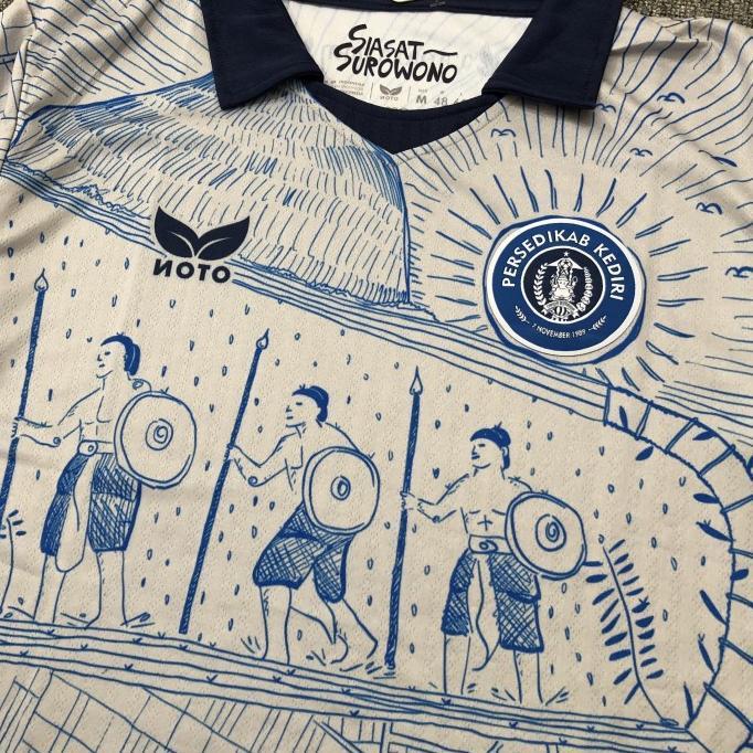 New JERSEY PERSEDIKAB KEDIRI 2023 AWAY PLAYER ISSUE GREY JERSEY VINTAGE JERSEY RETRO Best Quality