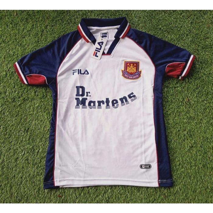 Jersey Retro West Ham Away 1999 Dr Martens