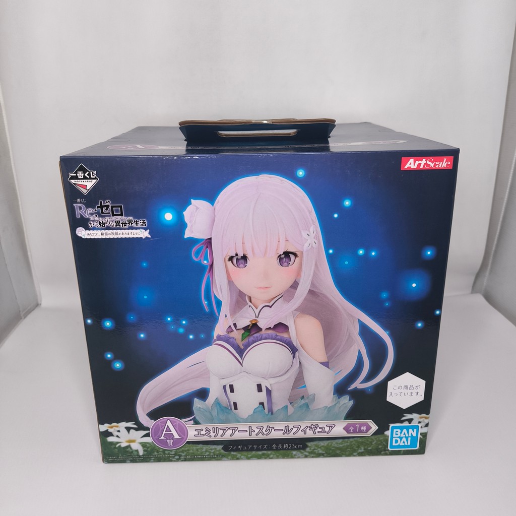 Bust Figure Bandai Ichiban Kuji Art Scale Re Zero Starting Life in Another World Hajimeru Isekai Sei
