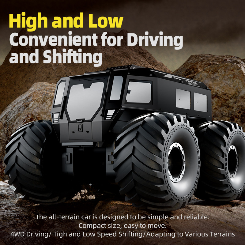 New Jjrc Q210 Rc Sherpa Four-Wheel Dr Large Foot Climbing All-Terrain Amphibious Vehicle Toys For