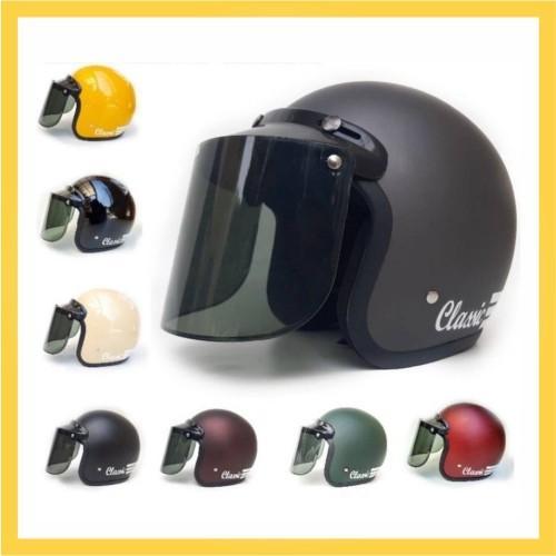 ASLI Helm Bogo Wanita Pira dewasa / helm bogo garis glassic pria wanita SNI Ready stok