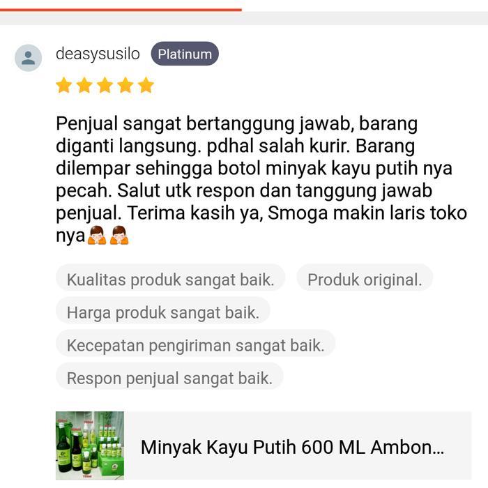 Minyak Kayu Putih Asli Ambon Merek Hijau Buru 150 Ml