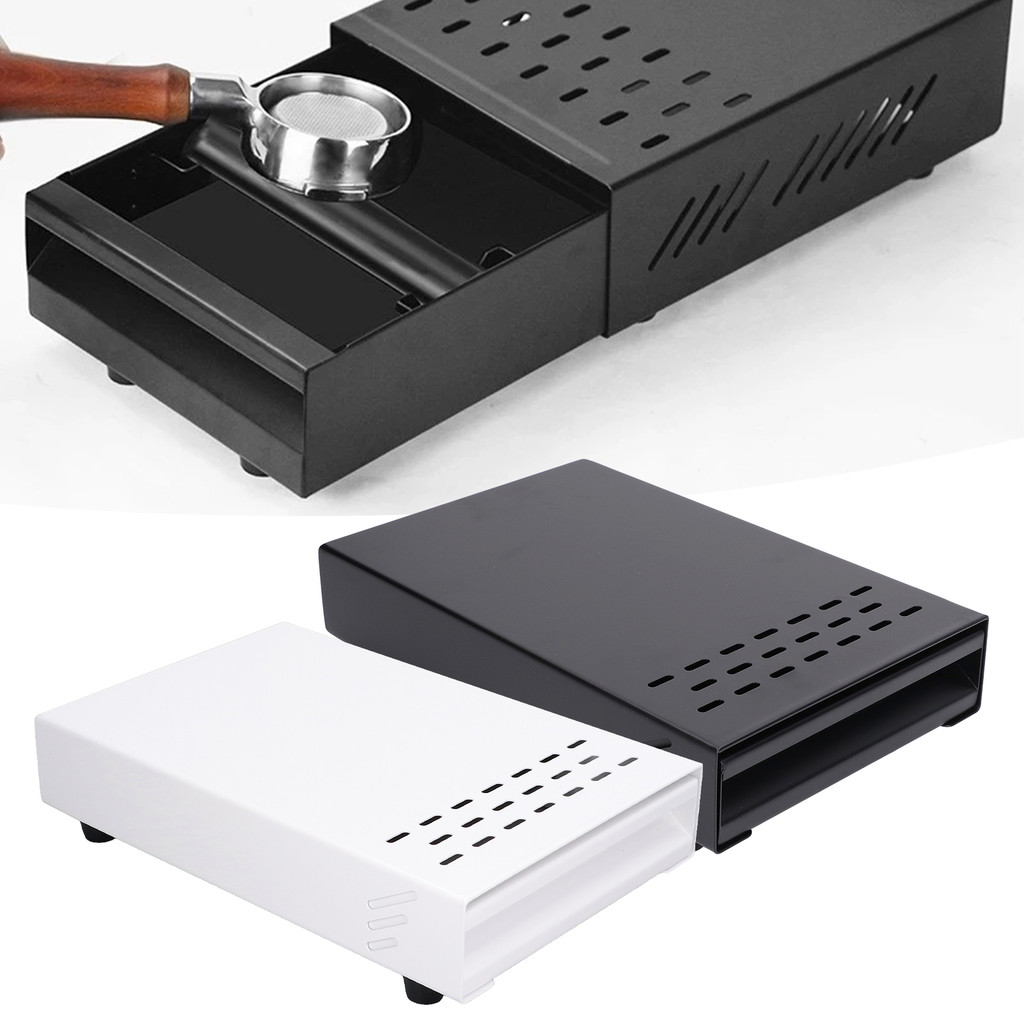 Stainless Steel Coffee Grounds Box Drawer Type Knock Case Storage Bucket Knocking Boxes Bar Coffee