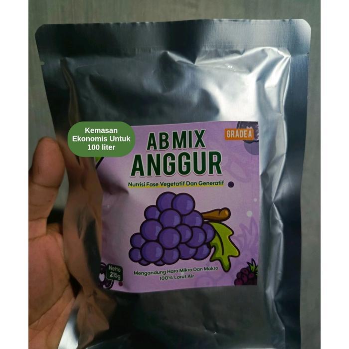 "New" AB MIX ANGGUR KITA PUPUK SERBAGUNA FASE VEGETATIF DAN GENERATIF KEMASAN EKONOMIS UNTUK 100