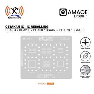 Amaoe Lpddr1 Cetakan Ic Bga134 / Bga200 / Bga60 / Bga168 / Bga178 / Bga136 Ddr Ram Memory Chip Ic