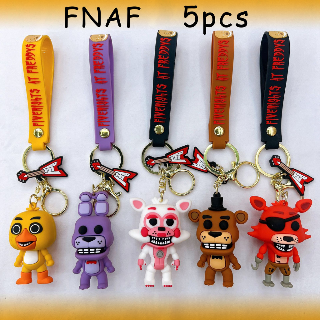 Wholesale Cartoon Game Fnaf Freddy'S Fazbear Bear Doll El Toy F Nights Freddy Keychain For Kid Thday