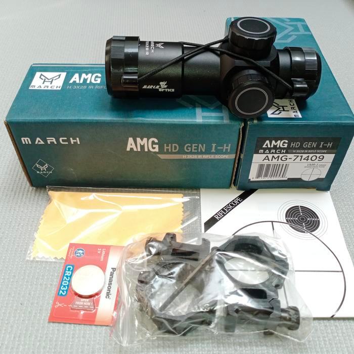 Teropong March Ht 3X28Ir 3X28 Telescope Teleskop 3*28 Ir