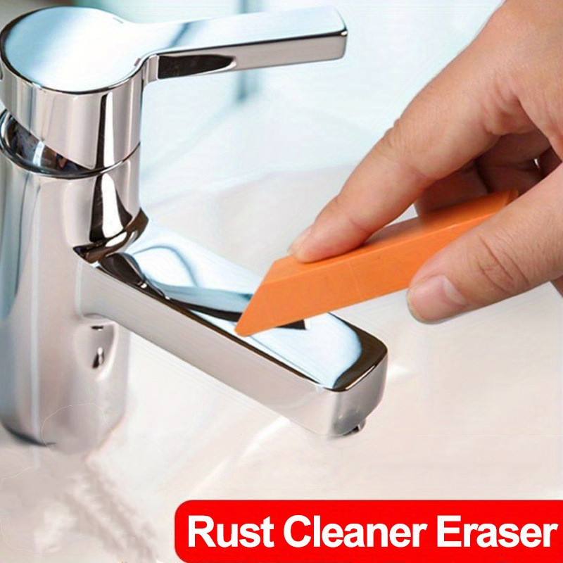 Limescale Eraser Stainless Steel Rust Remover Kitchen Faucet Cleaning Rubber Home Cleaning