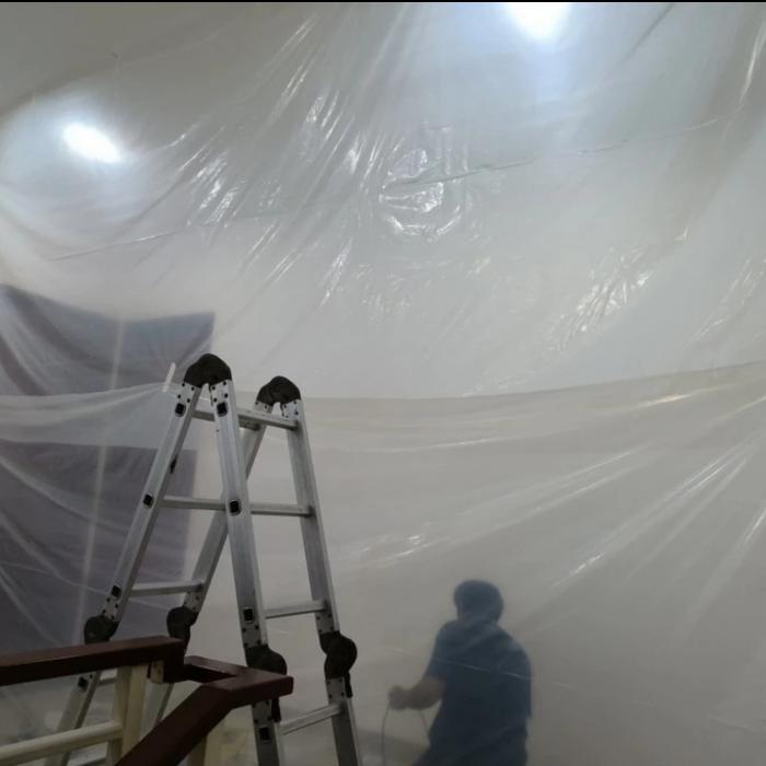 Plastik Cor Bening 1 Roll / Plastik Pe / Plastik Bangunan Terpercaya