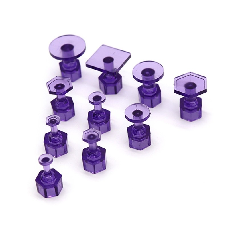 10Pcs Glue Tabs Dent Removal Tools Pdr Car Dent Repair Car Dent Removal Tool Auto Paintless Dent