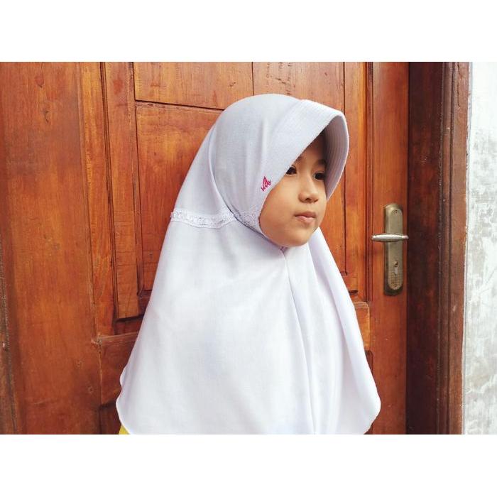 HIJAB SERUT RABBANI EL RAHMA UKURAN SD kerudung anak serut Pita Muslim Instan Sekolah Pad