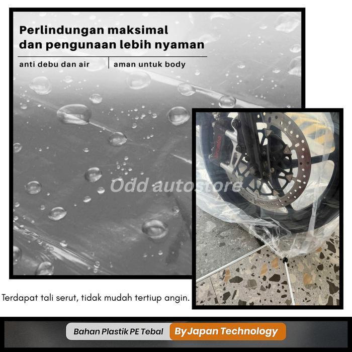 Cover motor transparan / sarung motor ADV waterproof