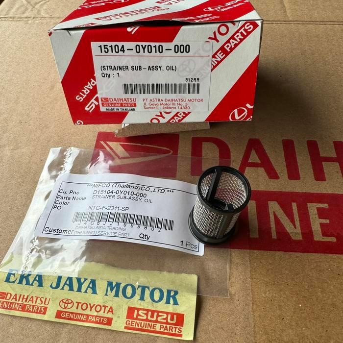 Strainer Stainer Saringan Filter Oli saringan Carter karter Mesin Calya Sigra 1200Cc Agya Ayla 1200C