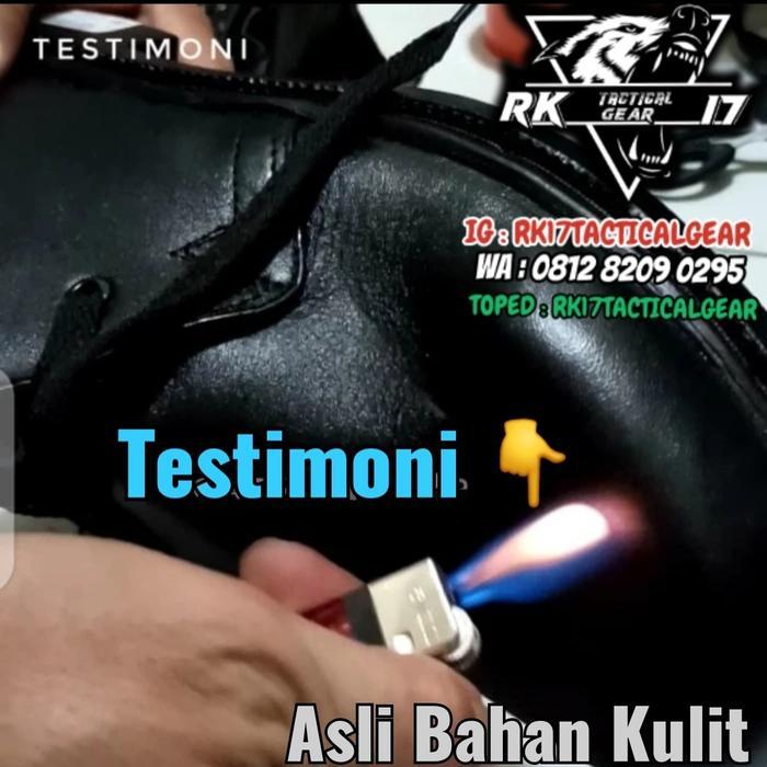 Sepatu Pdh Dop Resleting Merk Ar Pdh Polisi Tni Security Kulit Asli Co