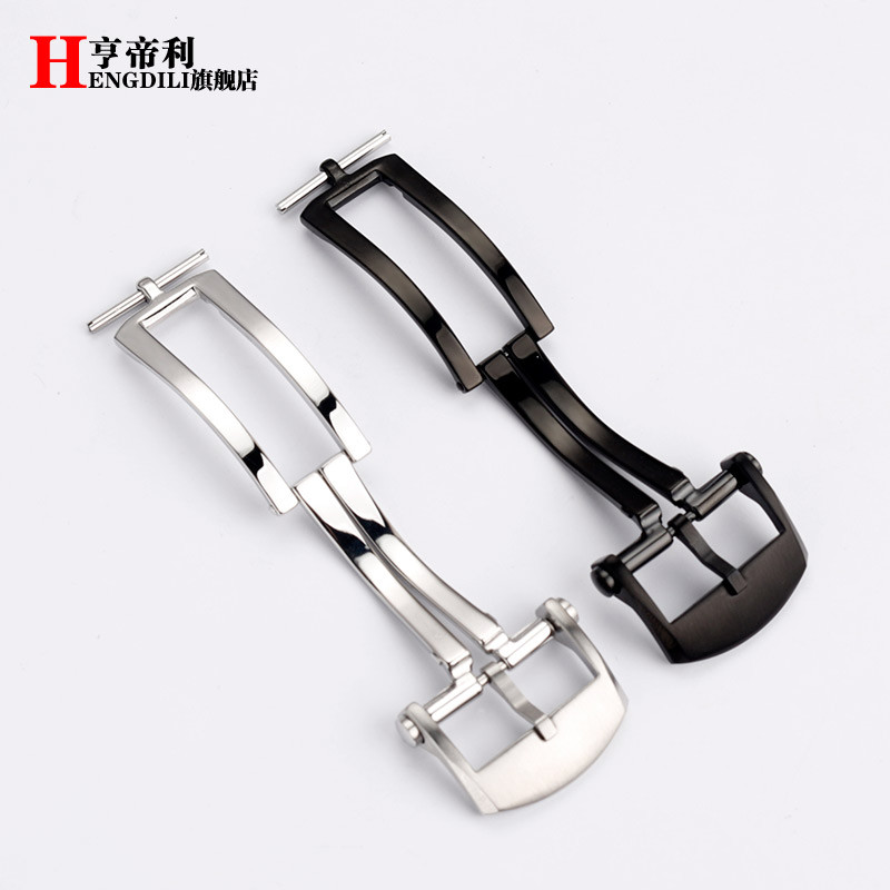 High quality watch clasp For Breitling folding buckle Nylon rubber leather strap 316 Stainless steel