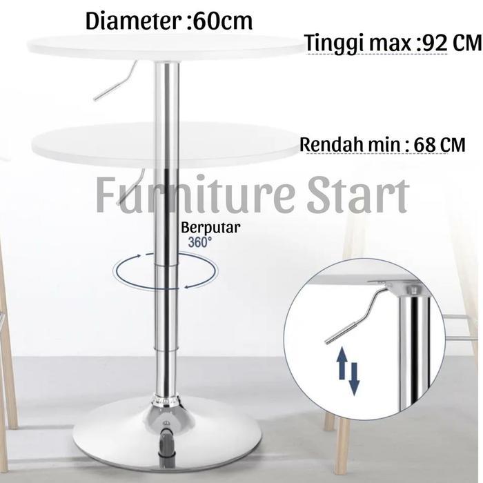 Meja Bar Hidrolik Meja Bar Meja Cafe Meja Barstool Minibar