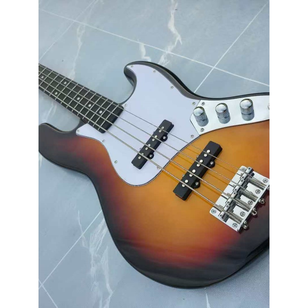 Four-String Bass Electric Bass Dusk Sunset Color Electric Guitar
