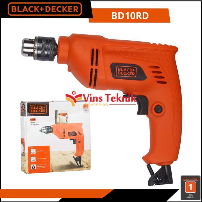 Mesin Bor Tangan 10 Mm Black Decker Bd10Rd