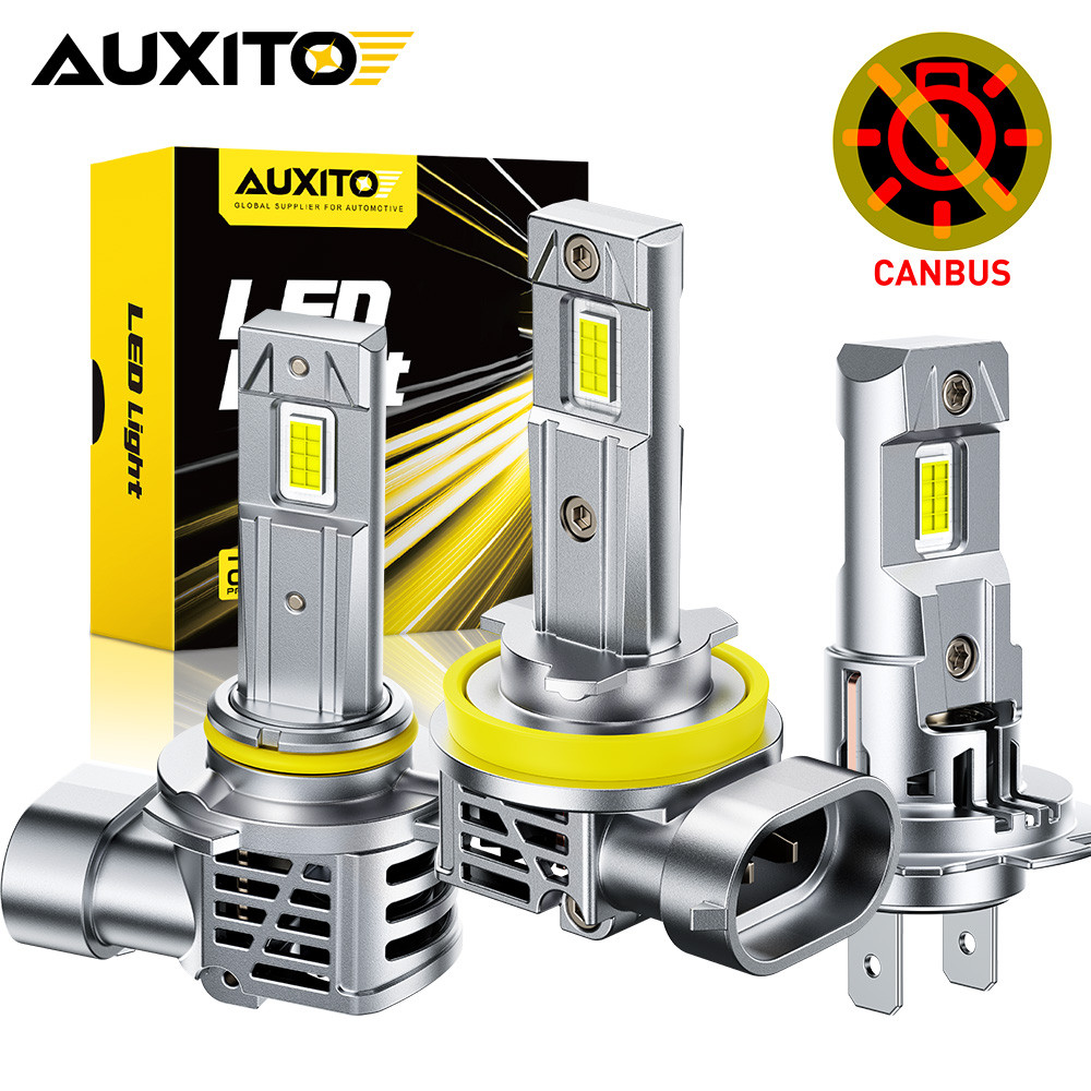 AUXITO 2Pcs H7 H11 Led Canbus H8 HB3 9005 HB4 9006 Led Headlights Mini Max Lumen 30000LM 70W