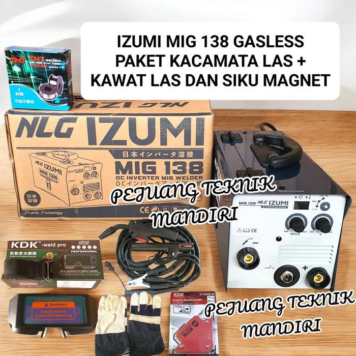 Izumi Mig 138 Mesin Las Izumi Mig 120 A / Trafo Las Izumi Mig 138 120A Gasless