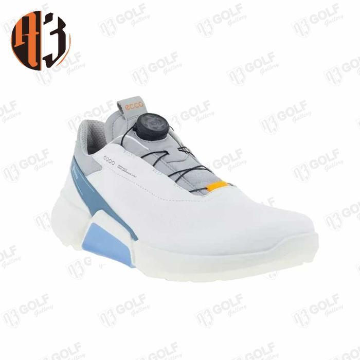 BISA E-FAKTUR ECCO SS24 SHOE MENS GOLF BIOM H4 10850455569 BOA WHITE/RETRO BLUE
