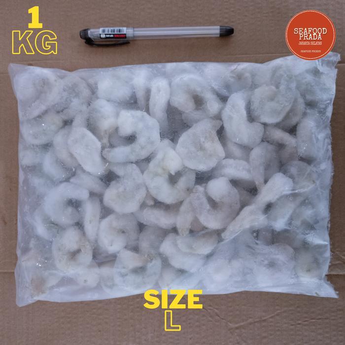 Udang kupas vaname / Udang kupas mentah ukuran besar