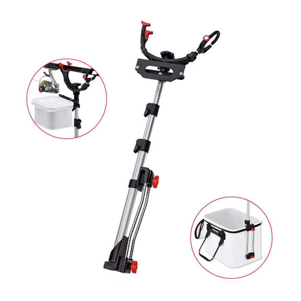 Aluminum alloy Thickened Telescopic Fishing Rod Bracket Fishing Rod Fishing Support Rod Bracket