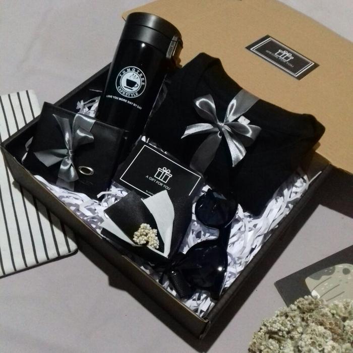 GIFT BOX PREMIUM TUMBLER COFFEE HAMPERS COWOK HADIAH WISUDA ULANG TAHUN