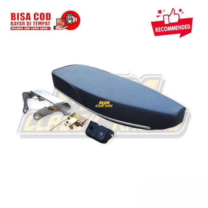 Promo Jok Honda C70 Slim Tipis Fulset Pangkon Jok + Engsel + Kunci Jok Berkualitas