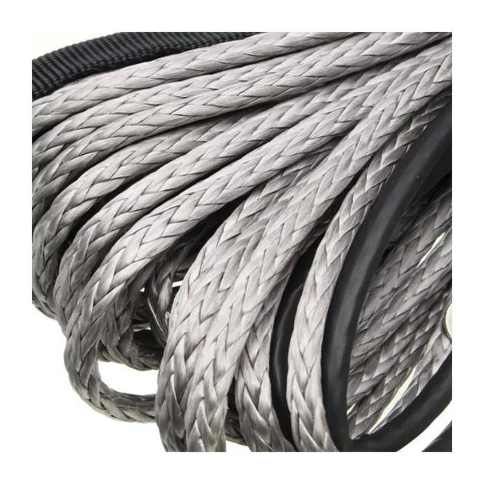 Tali dyneema(UHMWPE) 8mm winch rope 6.6 ton. EN ISO 10325 compliance