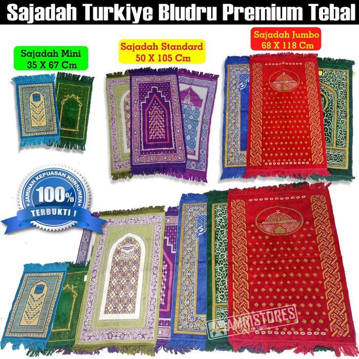Sajadah Turkiye Sejadah Turkish Bludru Tebal Premium Import