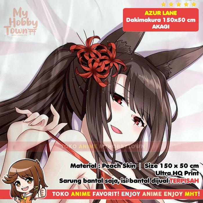 Sarung Bantal Anime Dakimakura Azur Lane : Akagi