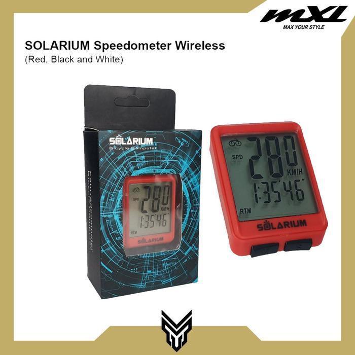 MXL SOLARIUM SPEEDOMETER WIRELESS SEPEDA LIPAT MTB ROAD BIKE BICYCLE