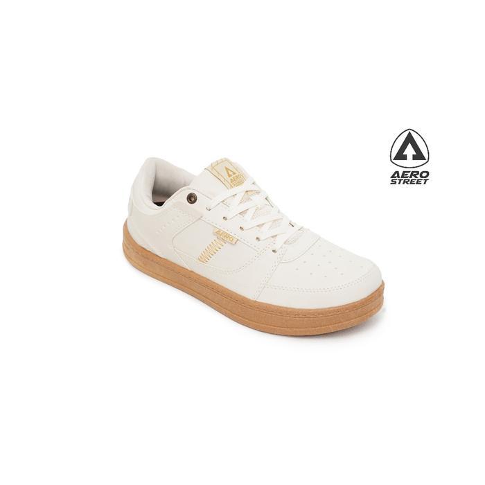 PROMO Aerostreet 37-44 Hoops Low 2.0 Gum Off White Off White - Sepatu Sneakers Casual G00D