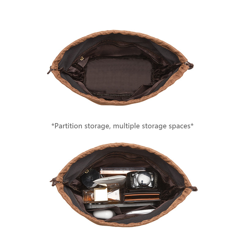 Waterproof Bag Insert For Lv Noe BB Bucket Bag Pulling Rope Insert Storage Bag Organizer Insert Bag