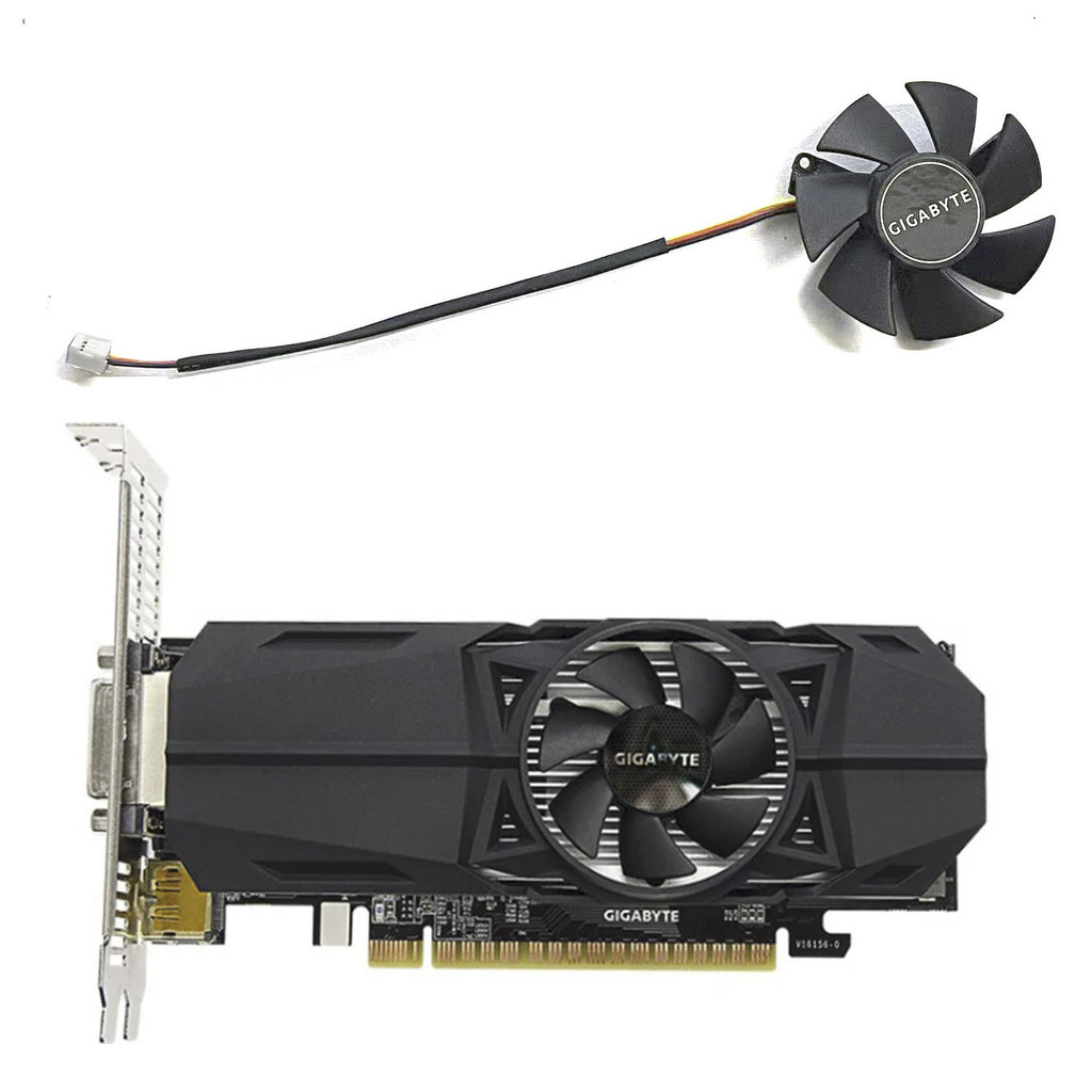 Brand new FS1250-S2053A 47MM 3PIN Gigabyte GTX 1050 OC GPU cooler suitable for Gigabyte GTX1050/1050