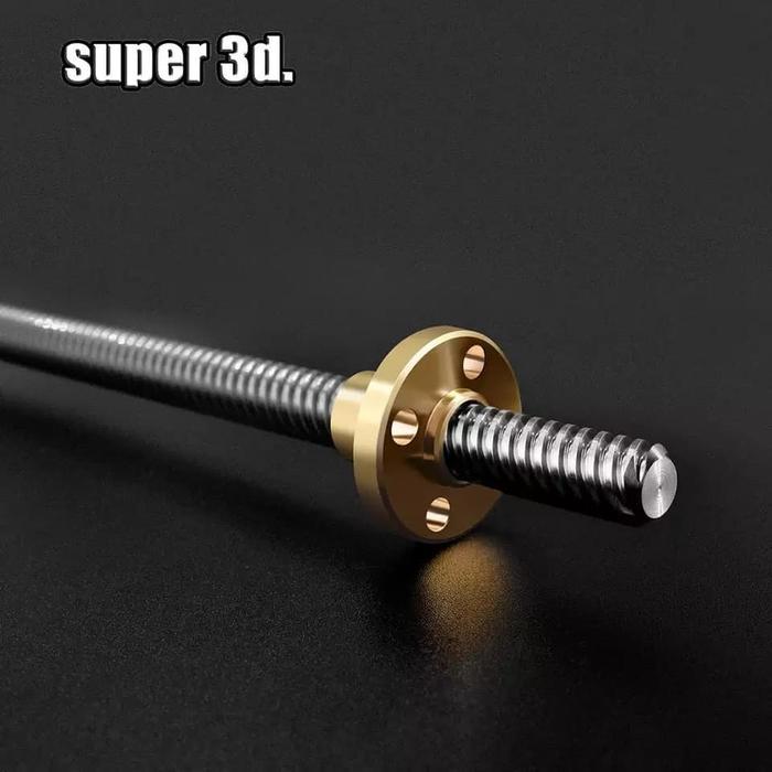 "New" Nut T8 2mm Untuk Lead screw 8mm Nut Leadscrew 4 Star CNC 3D Printer