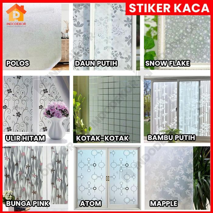 "New" Sandblast / Sticker Kaca Sandblast/ Stiker Kaca Es