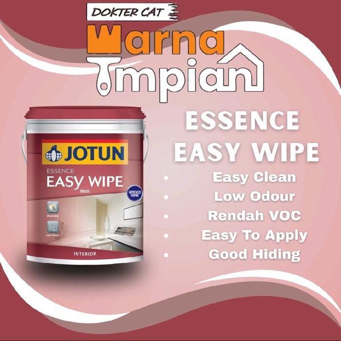 JOTUN CAT DINDING INTERIOR/DALAM MATT ESSENCE EASY WIPE (CUSTOM WARNA) @3,5L