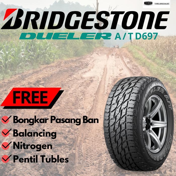 Ban Mobil Bridgestone Dueler At 697 265/60 R18 Fortuner Pajero Sport