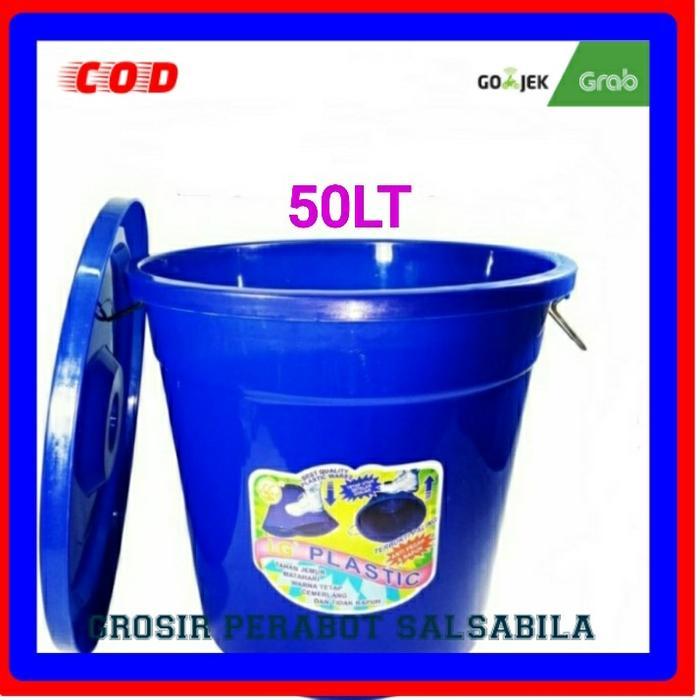 Ember Tong Kamar Mandi Plastik Besar 50 Liter Lg Warna