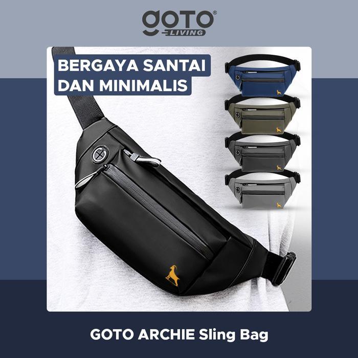 Aerostreet - Archie Tas Selempang Sling Bag Slempang Slingbag Pinggang Pria