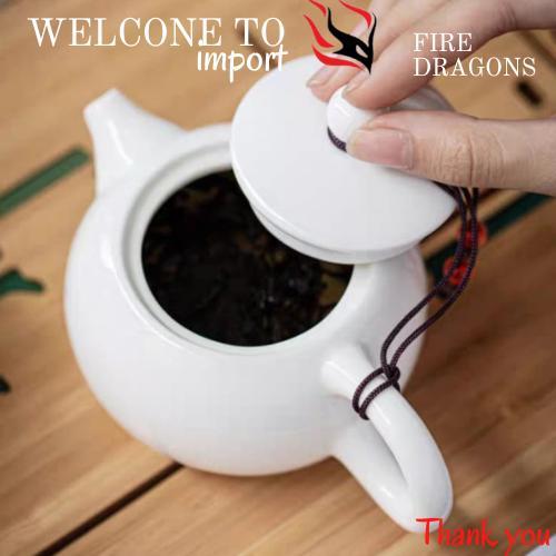 TEASET PUTIH TEKO KERAMIK TEASET KERAMIK PERALATAN MINUM SET CANGKIR