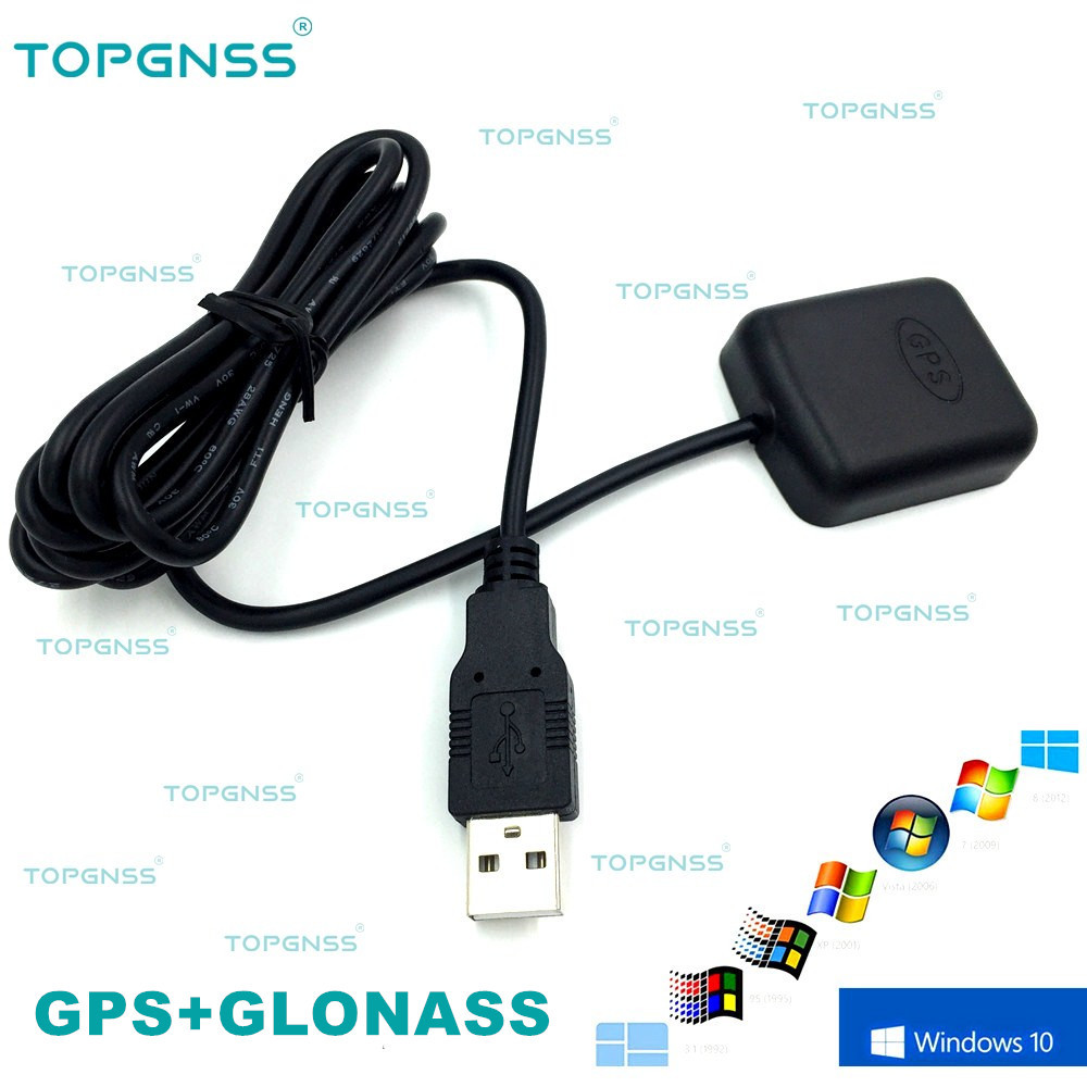 TOPGNSS USB GPS GLONASS Receiver 8030 GNSS chip design USB GLONASS antenna ,G- MOUSE 0183NMEA,replac