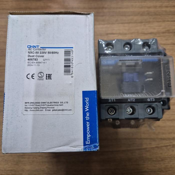 Kontaktor Chint Nxc-50 220V 80A Original