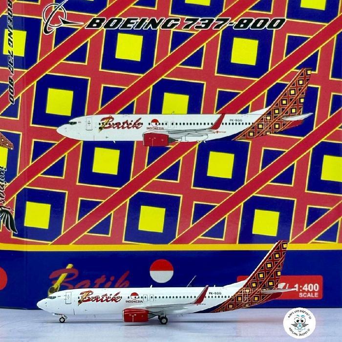 1/400 Batik B737-800 Pk-Bgg 1:400 Scale Limited Edition Iwings Models Batik 737-800